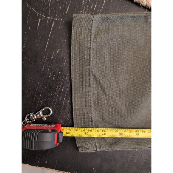 Vintage Y2K GAP Carpenter Pants Men's 32x30 Army Green Skate Surf Utility - Picture 8 of 13